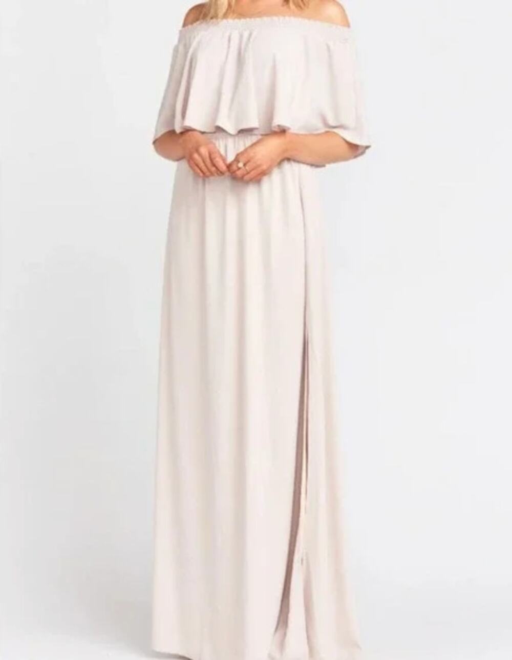 Hacienda Maxi Dress with Short Lining NWT